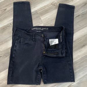 American Eagle Navy Hi-Rise Jeggings